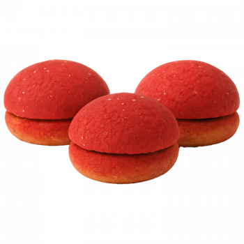 Sandgebäck "Mini-Persik" mit gezuckerter Kondensmilch